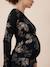 Camiseta para embarazo - Fiona LS - ENVIE DE FRAISE negro estampado 