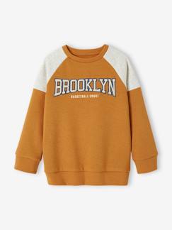 Niño-Jerséis, chaquetas de punto, sudaderas-Sudaderas-Sudadera deportiva «colorblock» del equipo de Brooklyn para niño