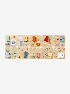 Juguetes-Juegos educativos- Puzzles-Puzzle con números de madera FSC® 2 en 1