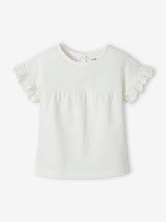 Camiseta personalizable de algodón orgánico para bebé