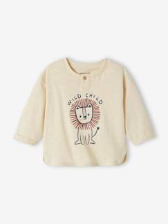 camisetas-Camiseta de manga larga «lion» para bebé