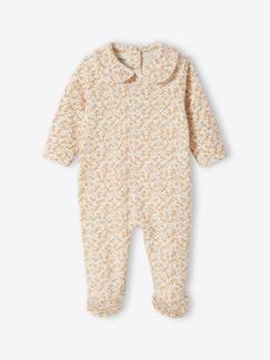 -Pijama floral de interlock para bebé
