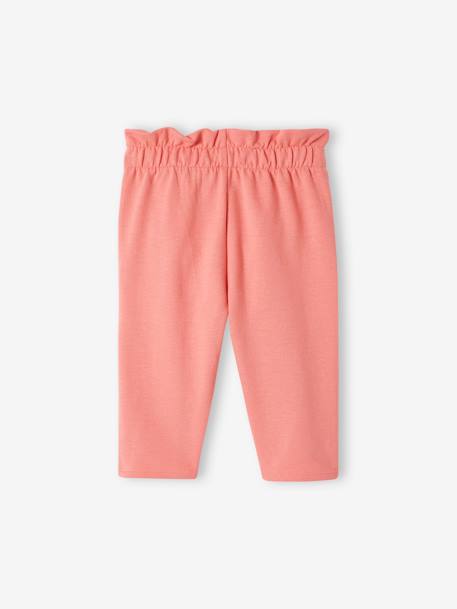 Pantalón de felpa con cintura elástica, para bebé AZUL OSCURO LISO+coral+VERDE OSCURO LISO 