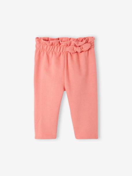 Pantalón de felpa con cintura elástica, para bebé AZUL OSCURO LISO+coral+MARRON MEDIO LISO+VERDE OSCURO LISO 