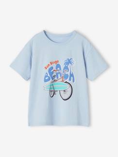 Ecorresponsables-Niño-Camiseta de manga corta con motivos gráficos, para niño