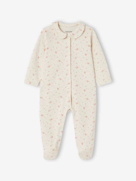 Pack de 2 pijamas de interlock para bebé rosa viejo 