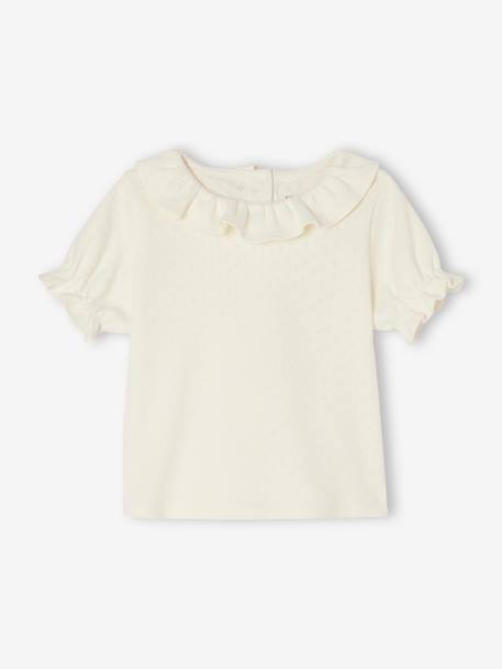 Pack de 2 camisetas de algodón orgánico para bebé recién nacido nude 