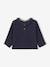 Camiseta para bebé personalizable de gasa de algodón azul oscuro 