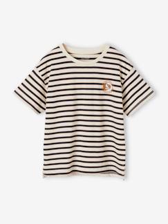 Niño-Camisetas y polos-Camisetas-Camiseta a rayas fantasía para niño