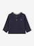 Camiseta para bebé personalizable de gasa de algodón azul oscuro 