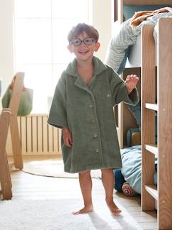 Materiales Reciclados-Niño-Albornoces de baño-Albornoz estilo camisa infantil personalizable