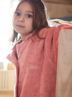 Ecorresponsables-Niña-Albornoces de baño-Albornoz estilo camisa infantil personalizable