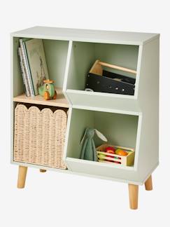 Habitación y Organización-Mueble de almacenaje con casillero para libros y juguetes