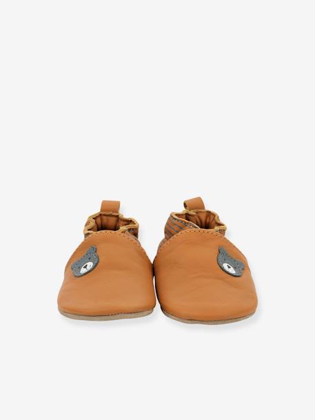 Zapatillas patucos de piel ligera Doubear ROBEEZ© para bebé camello 