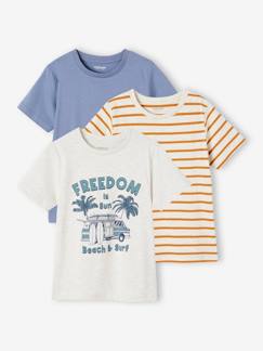 camisetas-Niño-Camisetas y polos-Camisetas-Pack de 3 camisetas surtidas de manga corta, para niño