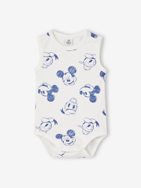 Pack de 2 bodies sin mangas para bebé Disney® Mickey y Donald azul claro 
