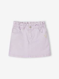Faldas-Niña-Falda de color estilo paperbag fácil de vestir para niña