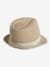 Sombrero estilo panamá aspecto paja para niño madera 