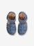 Sandalias infantiles con cierre autoadherente, especial autonomía azul jeans 