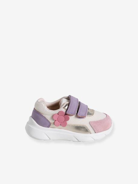 Zapatillas con tiras autoadherentes para bebé lote rosa 
