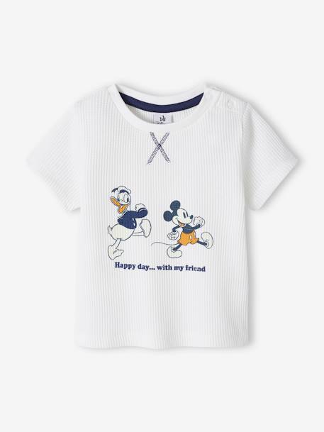 Camiseta nido de abeja para bebé Disney® Mickey crudo 