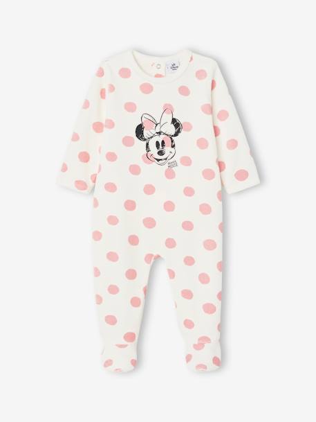Pijama para bebé Disney® Minnie de terciopelo crudo 