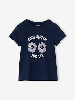 Niña-Camisetas-Camisetas-Camiseta con mensaje, para niña