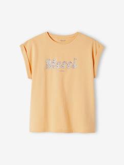 Niña-Camisetas-Camisetas-Camiseta con motivo de flores para niña