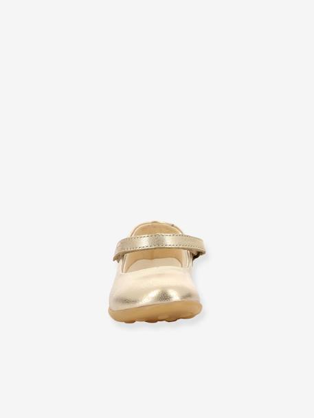 Zapatos tipo babies de piel Ambellie 895413-30-113 KICKERS® infantiles dorado 