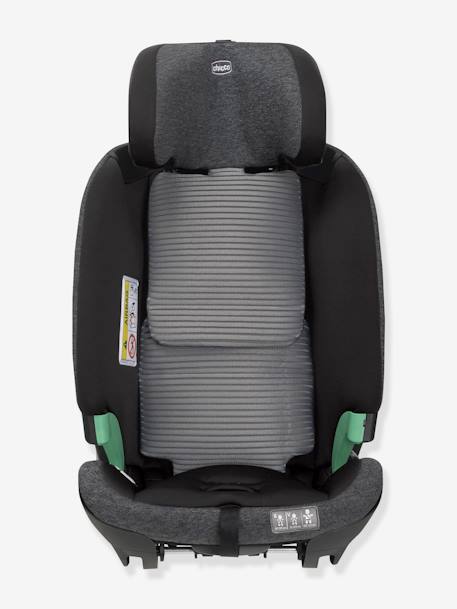 Silla de coche CHICCO Bi-Seat Air con base giratoria 360 i-Size 40 a 150 cm, equivalencia grupo 0+/1/2/3 negro 
