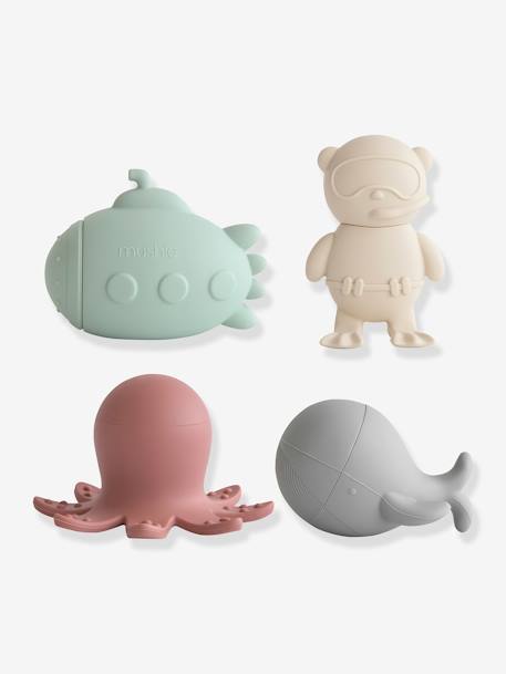 Conjunto de 4 juguetes para el baño Sealife - MUSHIE multicolor 