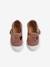 Zapatos tipo babies de lona para bebé marrón 