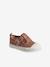 Zapatos tipo babies de lona para bebé marrón 