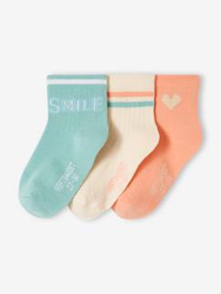 Preparar la llegada del bebé - Homewear Futura mamá-Niña-Ropa deportiva-Pack de 3 pares de calcetines deportivos para niña