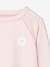 Camiseta de baño antirrayos UV para niña rosa estampado 