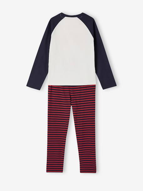 Pack pijama + Pijama con short basket para niño azul marino 