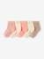 Pack de 5 pares de calcetines con detalles brillantes para bebé niña BASICS rosa rosa pálido 