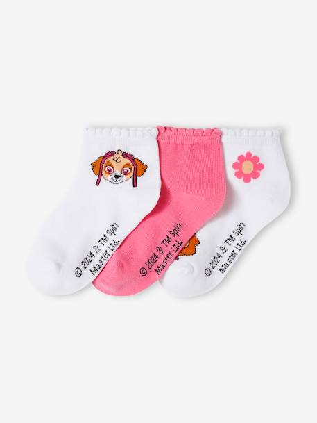 Pack de 3 pares de calcetines Patrulla Canina® infantiles rosa 