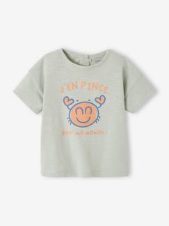 -Camiseta "animales marinos" de manga corta para bebé