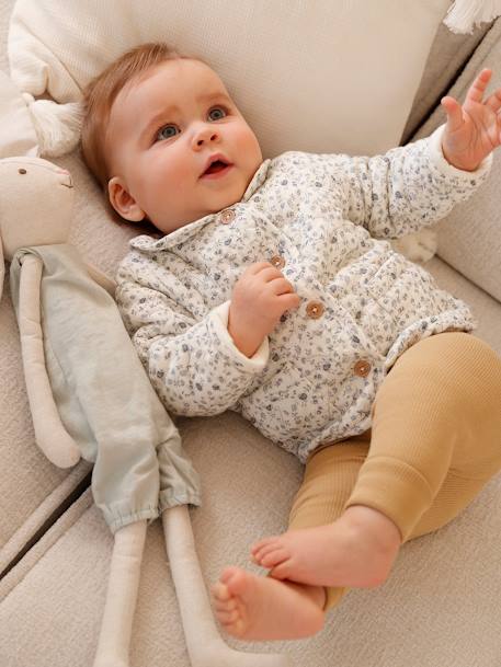 Bebé-Sudaderas, jerséis y chaquetas de punto-Chaquetas de punto-Chaqueta de gasa de algodón para bebé