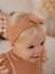 Conjunto bordado para bebé: blusa + short + cinta del pelo de gasa de algodón caramelo 