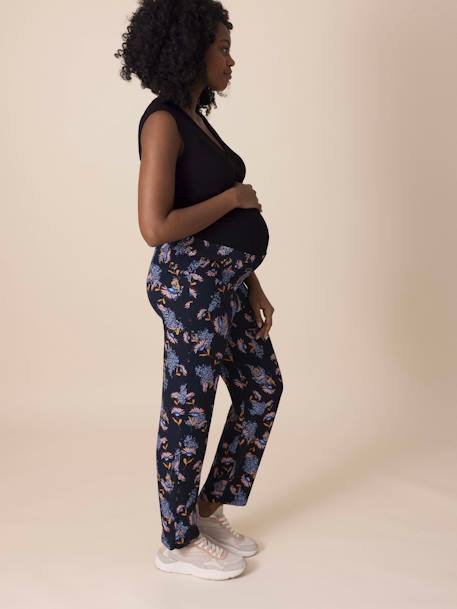 Pantalón para embarazo Amir ENVIE DE FRAISE azul estampado 