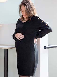 Vestidos-Vestido jersey para embarazo Lina ENVIE DE FRAISE