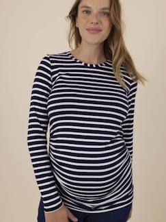 Ropa Premamá-Camisetas y tops embarazo-Top a rayas para embarazo Katia ENVIE DE FRAISE