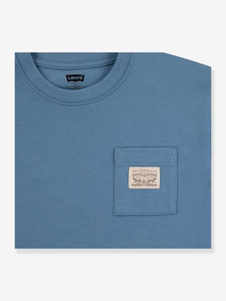 Camiseta Levi's® con bolsillo azul grisáceo+lavanda 