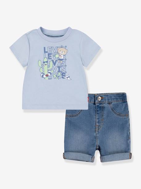 Bebé-Shorts-Conjunto Levi's® short + camiseta