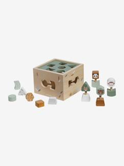 Ecorresponsables-Juguetes-Caja con formas para encajar de madera FSC® - Tanzania