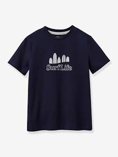 camisetas-Niño-Camiseta niño de algodón orgánico CYRILLUS