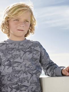 Materiales Reciclados-Niño-Jerséis, chaquetas de punto, sudaderas-Sudadera con dibujos para niño