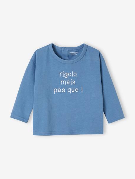 Bebé-Camiseta personalizable para bebé de algodón orgánico